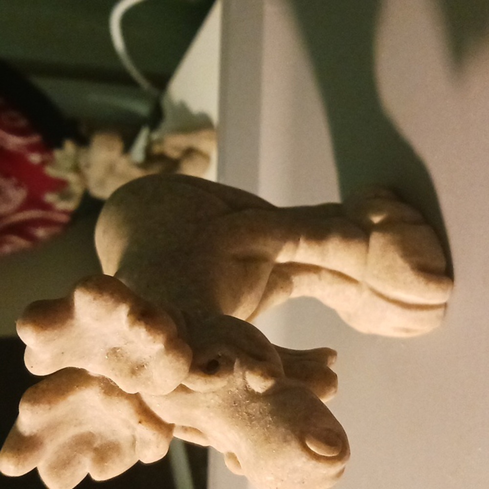 Vintage 2001 Quarry Critters Matilda AND Max MiMi Moose Figurine #48111